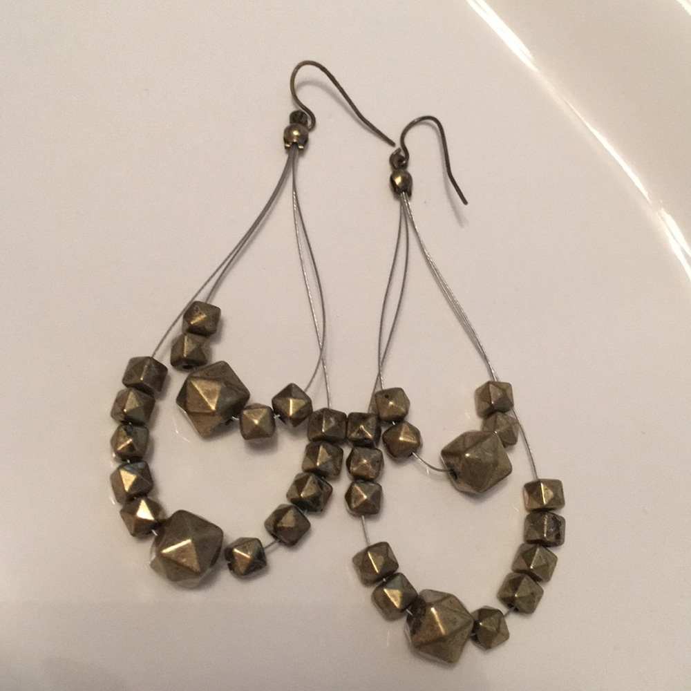 Dangle earrings Bronze/Golden